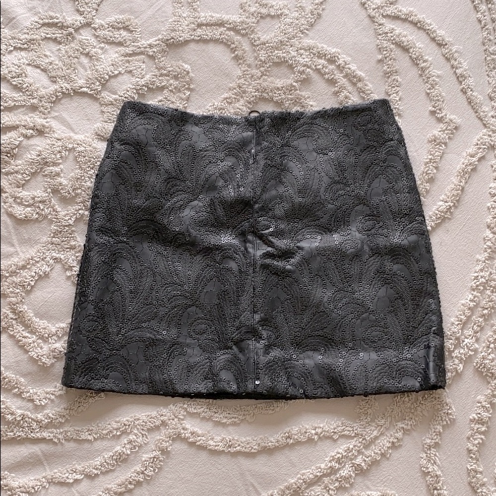 Blank NYC - Black Sequence Mini Skirt